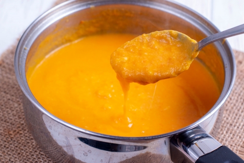 Тыквенный суп с сыром за 20 минут
