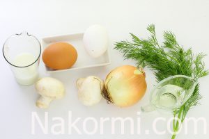 Омлет с шампиньонами