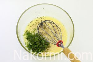 Омлет с шампиньонами