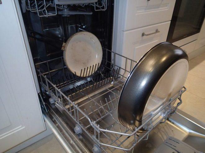 Сковороды в посудомоечной машине