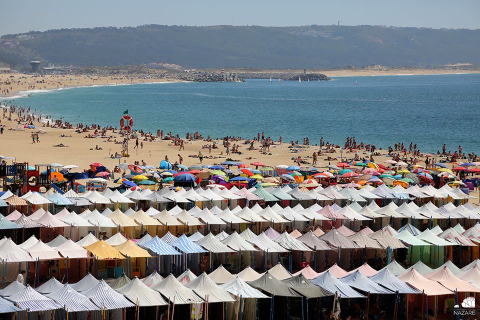 Португалия, пляжи Назаре