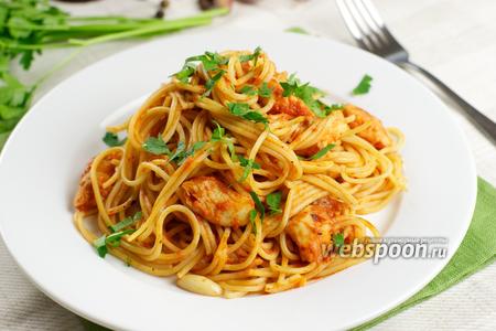 Фото рецепта Спагетти с рыбой