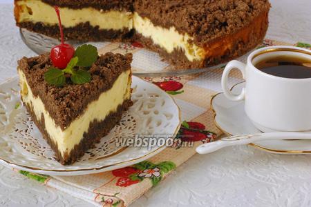 Фото рецепта Творожный торфяной торт