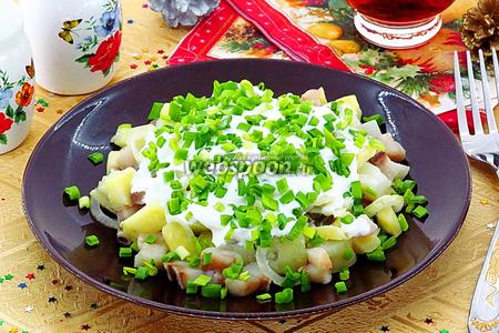 Фото рецепта Салат из картофеля и сельди