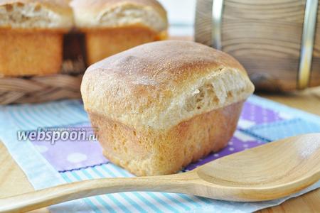 Фото рецепта Бездрожжевой хлеб на обойной муке