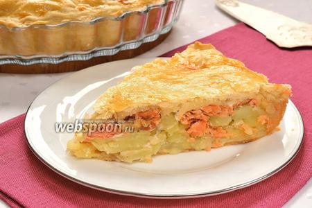 Фото рецепта Рыбный пирог с картофелем