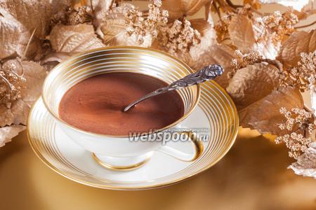 Фото рецепта Классический горячий шоколад из тёртого какао