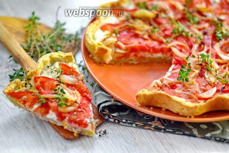 Фото рецепта Итальянский тарт с помидорами и сыром