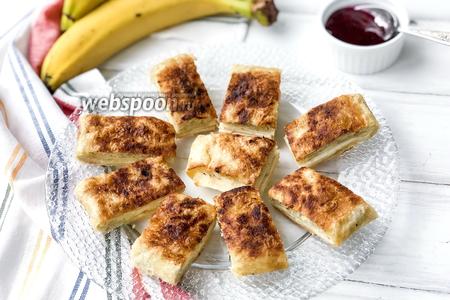 Фото рецепта Тайский десерт роти с бананом