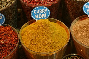 Curry powder in the spice-bazaar in Istanbul.jpg