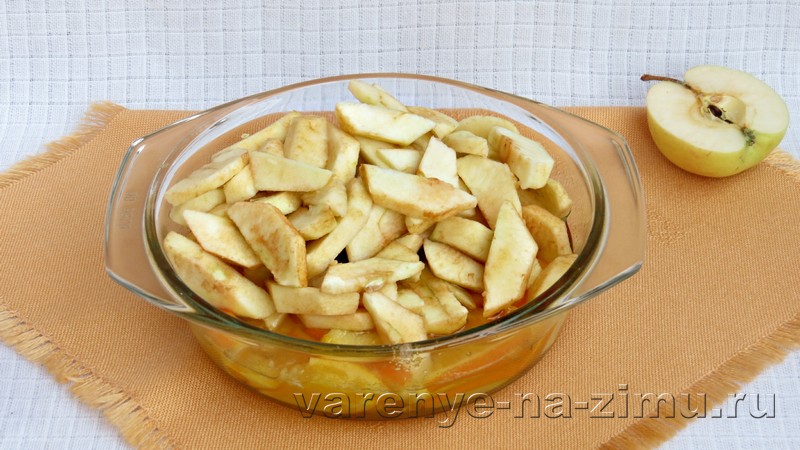 Варенье из яблок с апельсинами: фото 4