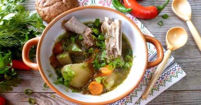 Суп из баранины - сытное, очень вкусное питательное блюдо!