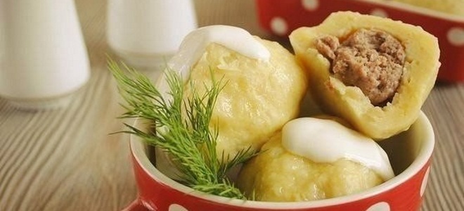 клецки картофельные с мясом по белорусски