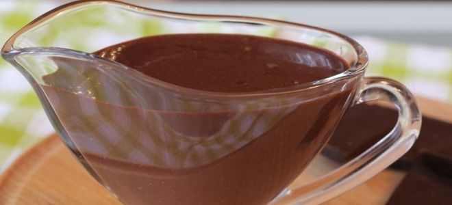шоколадный соус из какао порошка