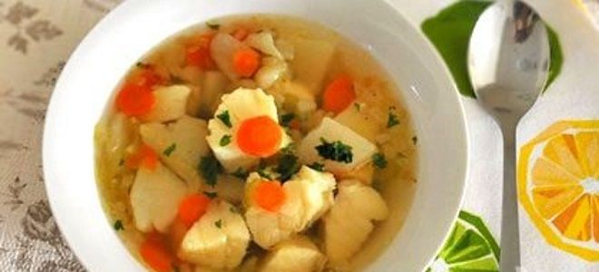 диетический рыбный суп