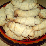 Печенье  "рогалики ореховые"