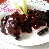 Десерт из смородины и черники "вlueberry"