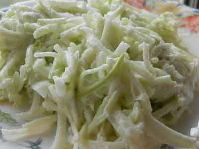 Салат с редькой