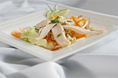 Куриный салат с капустой