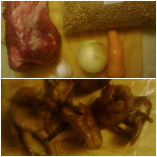 Гречка в горшочках с мясом и грибами. Гречка с мясом и грибами в горшочках